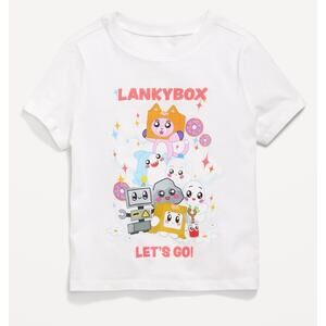 LankyBox Unisex Graphic T-Shirt “lets Go”Toddler 3T NWT